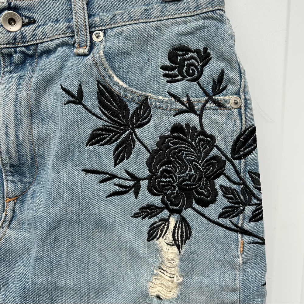 Rag & Bone embroidered mini skirt - Picture 3 of 10